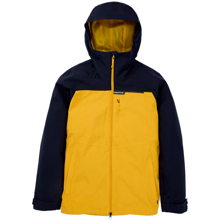 Burton Lodgepole Jacket - Men's True Black/Goldenrod