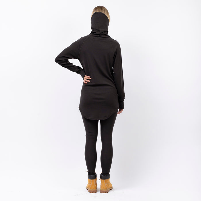 Eivy Icecold Wool Gaiter Rib Top - Women's Black