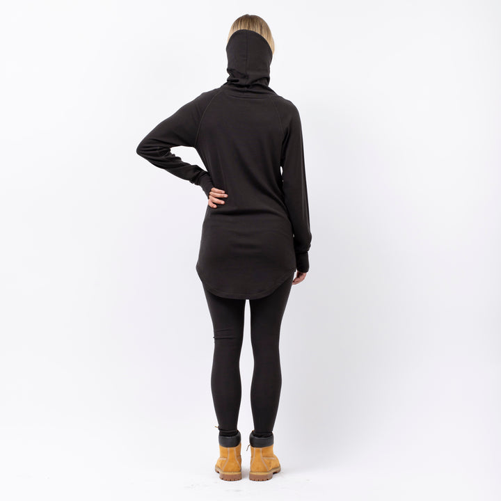 Eivy Icecold Wool Gaiter Rib Top - Women's Black
