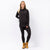 Eivy Icecold Wool Gaiter Rib Top - Women's Black