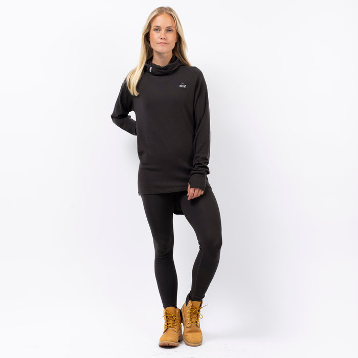 Eivy Icecold Wool Gaiter Rib Top - Women's Black