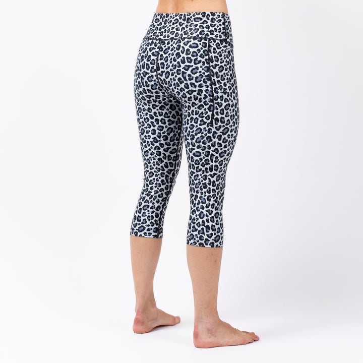 Eivy Pocket 3/4 Tights - Women's Snow Leopard