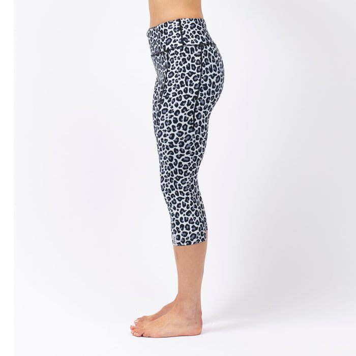 Eivy Pocket 3/4 Tights - Women's Snow Leopard