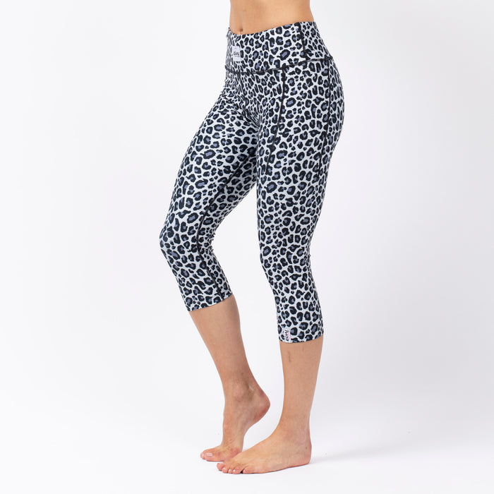 Eivy Pocket 3/4 Tights - Women's Snow Leopard