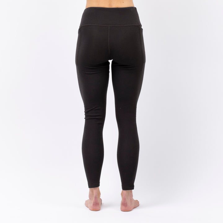 Eivy Pocket Wool Rib Tights - Women's Black