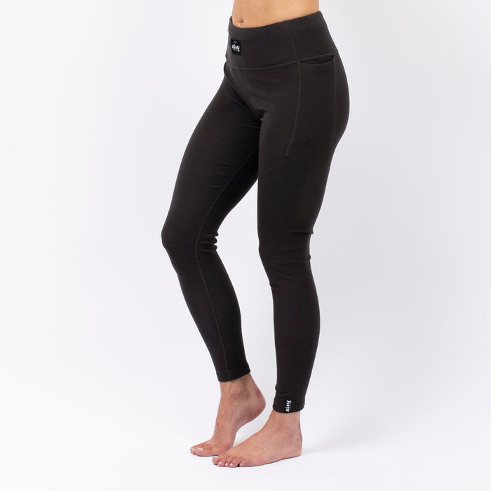 Eivy Pocket Wool Rib Tights - Women's Black