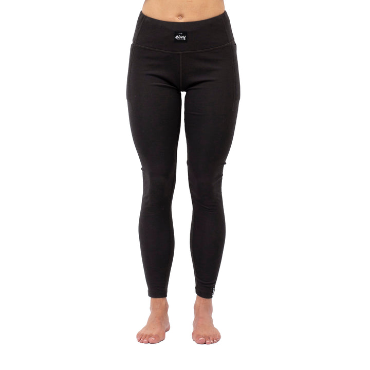 Eivy Pocket Wool Rib Tights - Women's Black