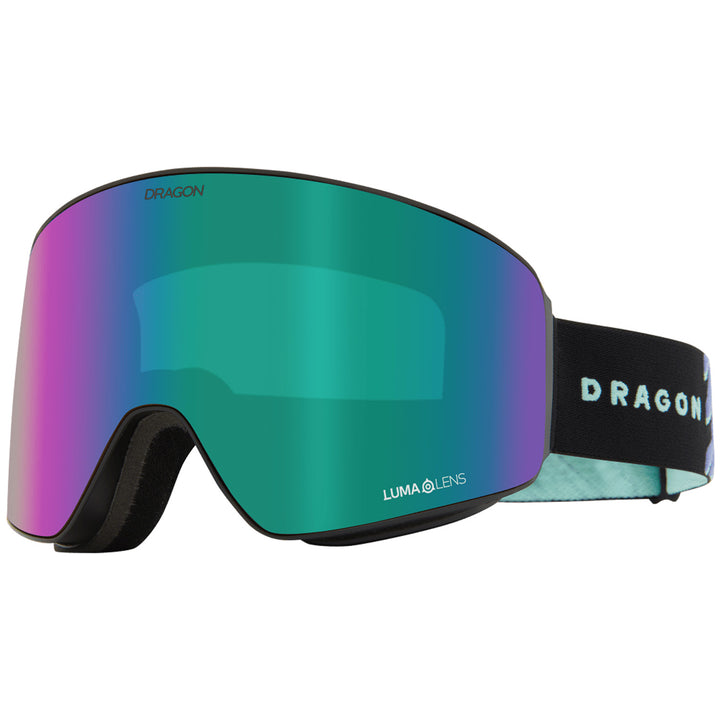 Dragon PXV IR Low Bridge Fit Goggles Cool Wave/LumaLens Celeste Infrared + LumaLens Amber