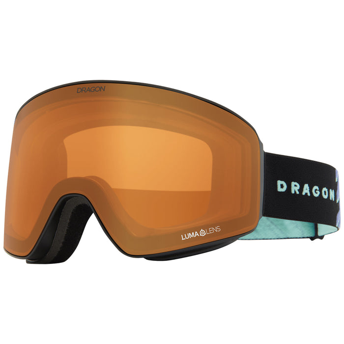 Dragon PXV IR Low Bridge Fit Goggles Cool Wave/LumaLens Celeste Infrared + LumaLens Amber