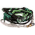 Ronix 11" Surf Handle + 30 ft 4-Section Spinner Silicone Surf Rope Jade / Black