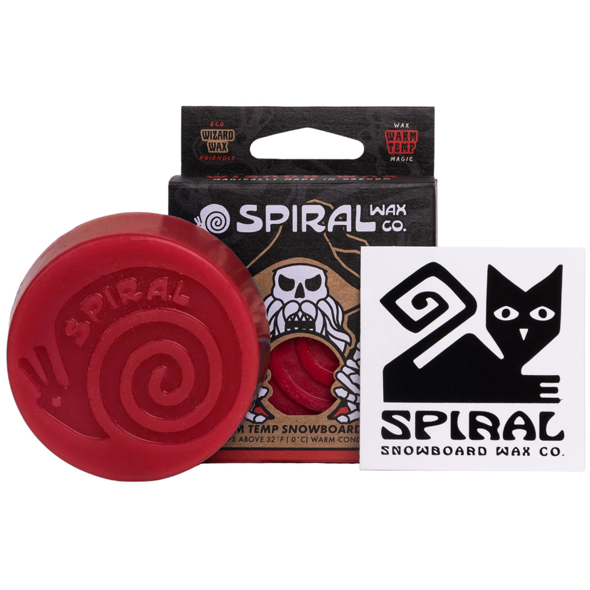 Spiral Wax Co. Wizard Warm Temp Wax Red