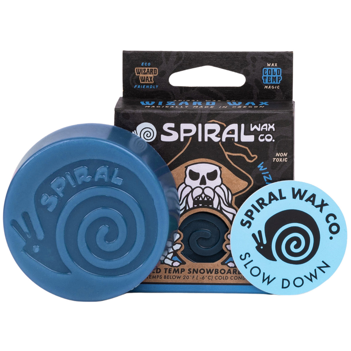 Spiral Wax Co. Wizard Cold Temp Wax Blue