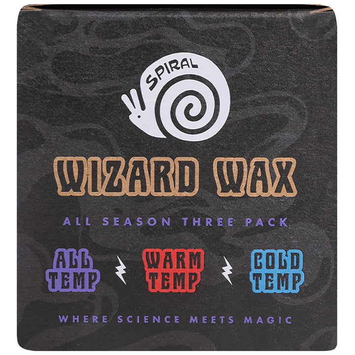 Spiral Wax Co. Wizard 3 Pack Warm/All/Cold Wax Red/Purple/Blue