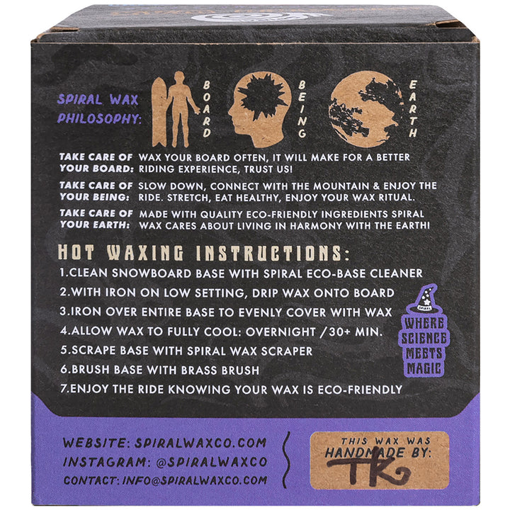 Spiral Wax Co. Wizard 3 Pack Warm/All/Cold Wax Red/Purple/Blue