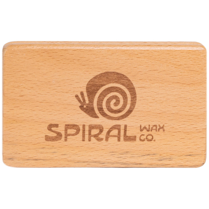 Spiral Wax Co. Brass Wax Brush Natural Wood