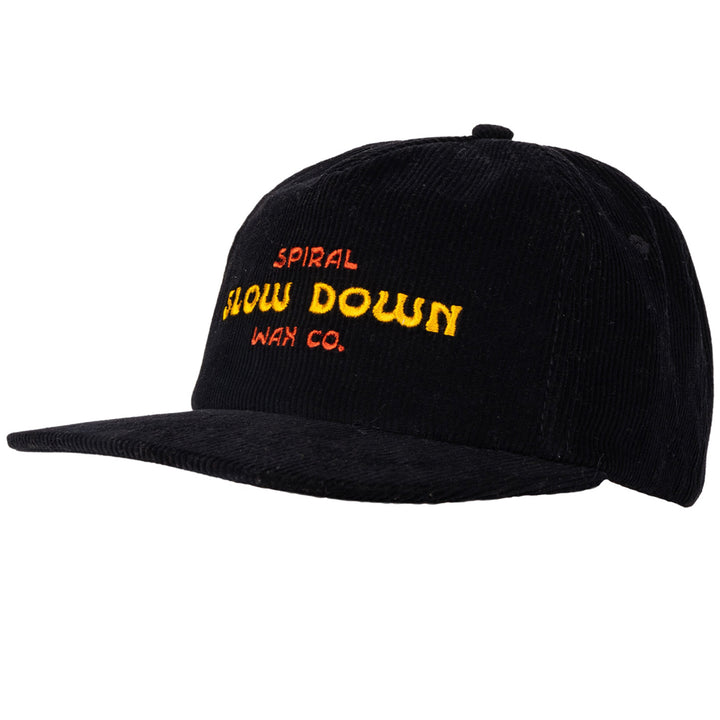 Spiral Wax Co. Relax Corduroy Cap Black