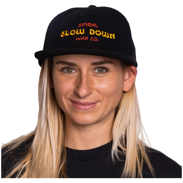 Spiral Wax Co. Relax Corduroy Cap Black