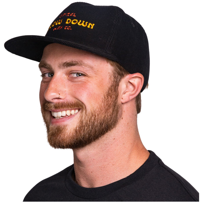 Spiral Wax Co. Relax Corduroy Cap Black