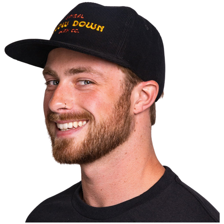 Spiral Wax Co. Relax Corduroy Cap Black