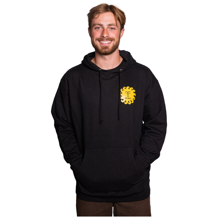 Spiral Wax Co. Sungod Hoodie - Unisex Black