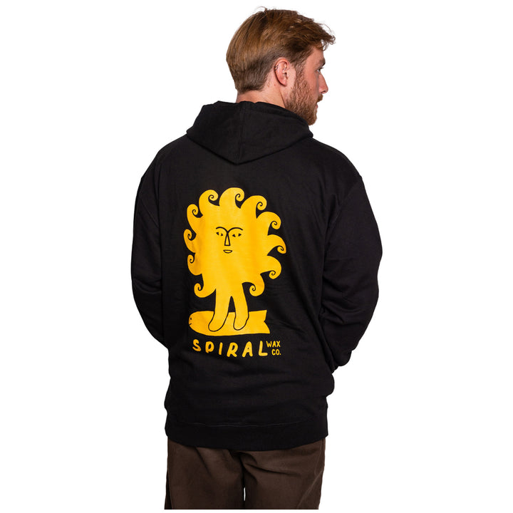 Spiral Wax Co. Sungod Hoodie - Unisex Black