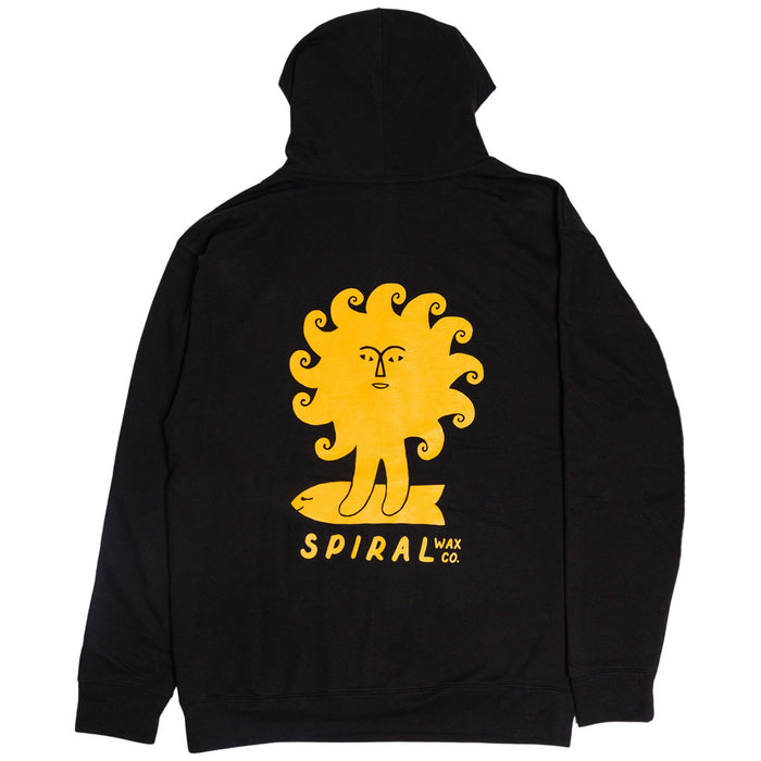 Spiral Wax Co. Sungod Hoodie - Unisex Black