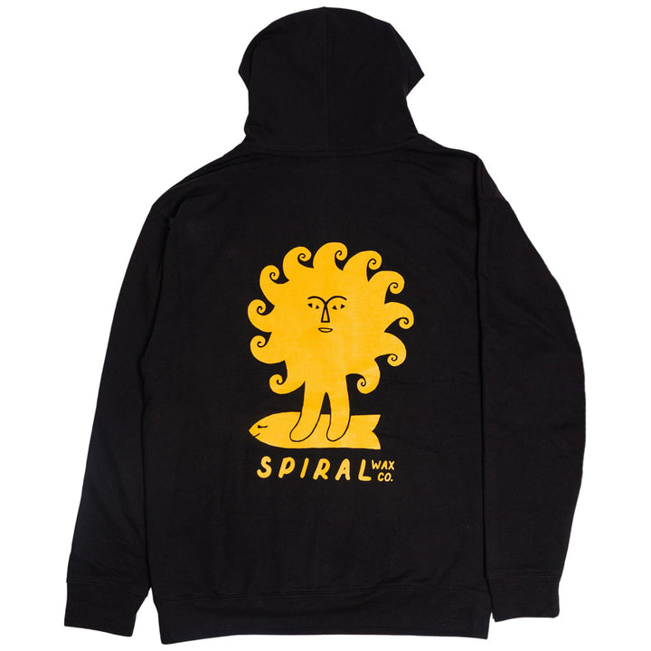 Spiral Wax Co. Sungod Hoodie - Unisex Black