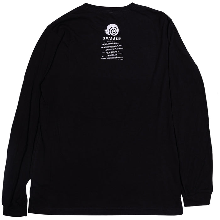 Spiral Wax Co. Renaissance Long Sleeve T-Shirt - Unisex Black