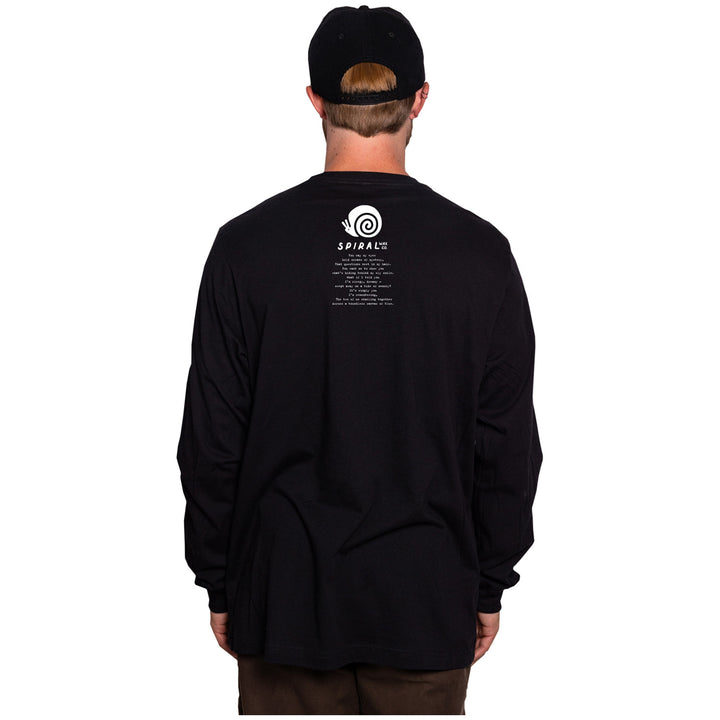 Spiral Wax Co. Renaissance Long Sleeve T-Shirt - Unisex Black