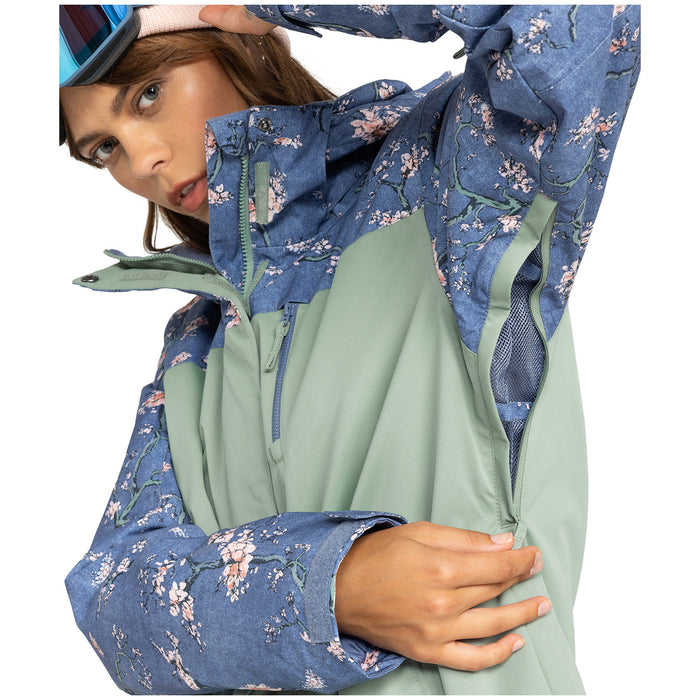 Roxy Jetty Block Jacket - Women's Wild Wind Chloe Blossom