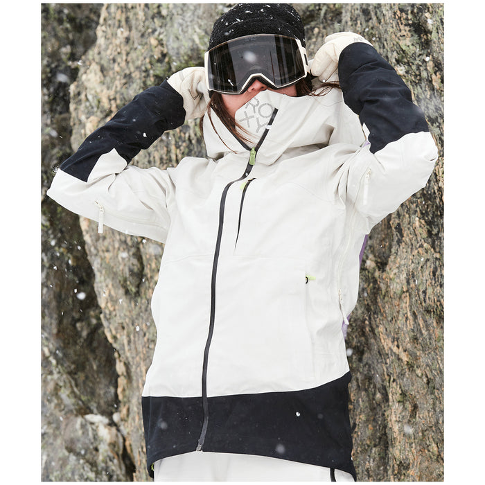 Roxy GORE-TEX Lunalite 3L Jacket - Women's Buttercream