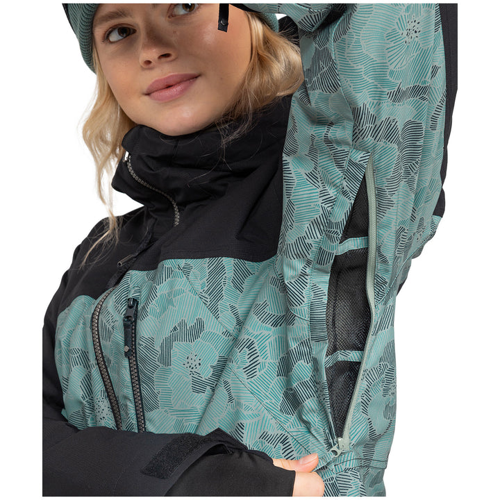 Roxy Stated Jacket - Women's Lily Pad Sketch Book
