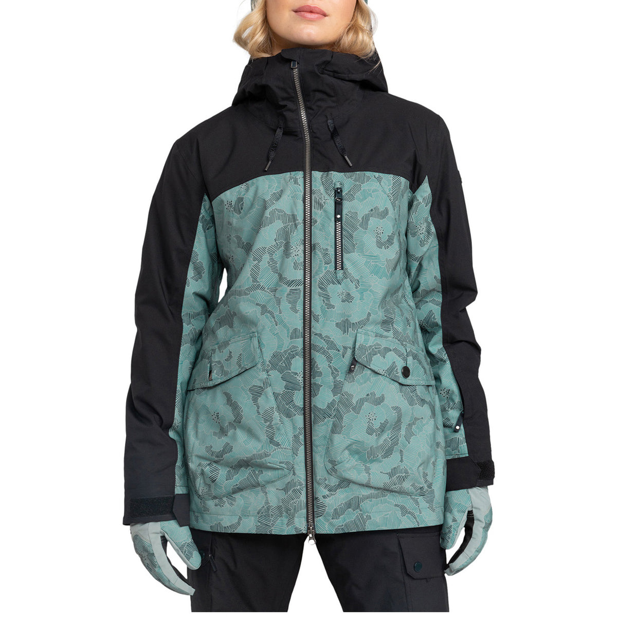 Roxy Stated Jacket - Women's Lily Pad Sketch Book