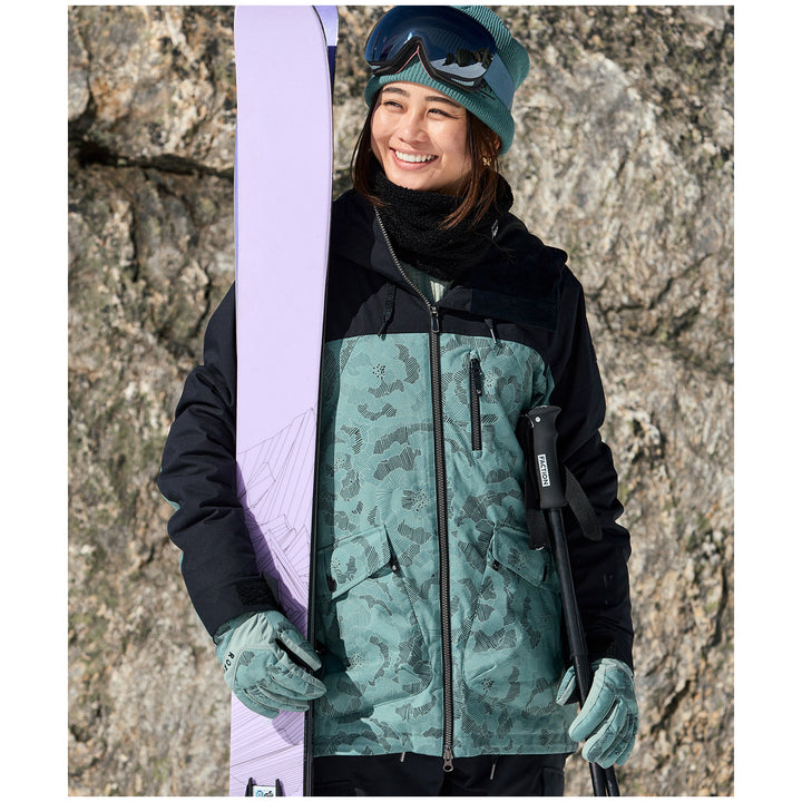 Roxy Stated Jacket - Women's Lily Pad Sketch Book