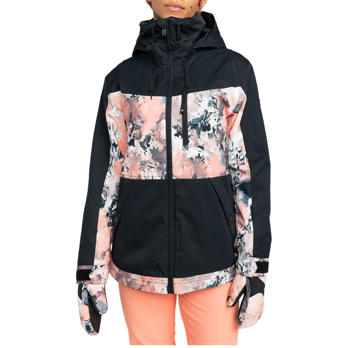 Roxy Presence Parka - Women's Peach Pink Dreamy Picture