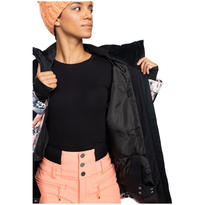 Roxy Presence Parka - Women's Peach Pink Dreamy Picture