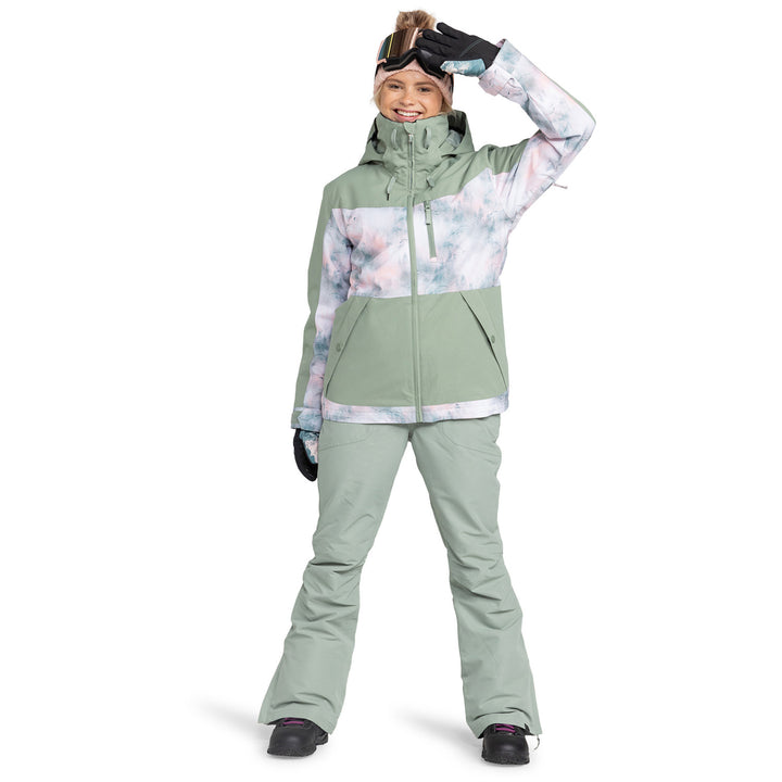 Roxy Presence Parka - Women's Sea Pine Mystery Fog