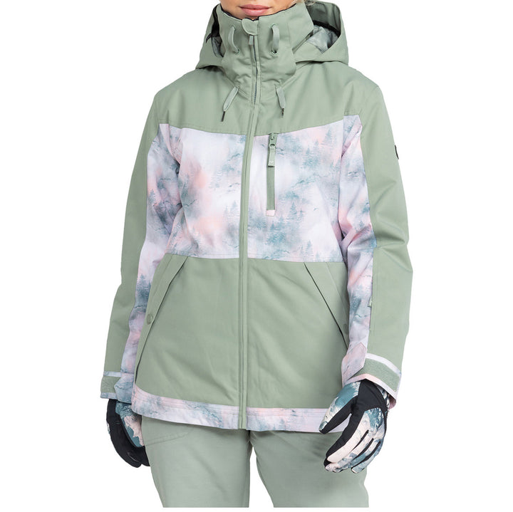 Roxy Presence Parka - Women's Sea Pine Mystery Fog