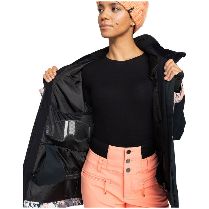 Roxy Presence Parka - Women's Peach Pink Dreamy Picture
