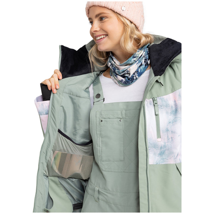 Roxy Presence Parka - Women's Sea Pine Mystery Fog