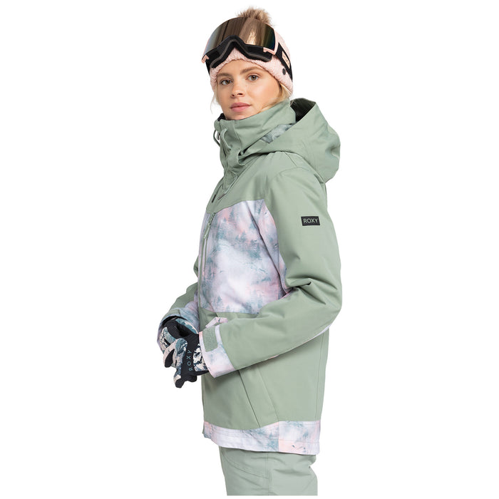 Roxy Presence Parka - Women's Sea Pine Mystery Fog