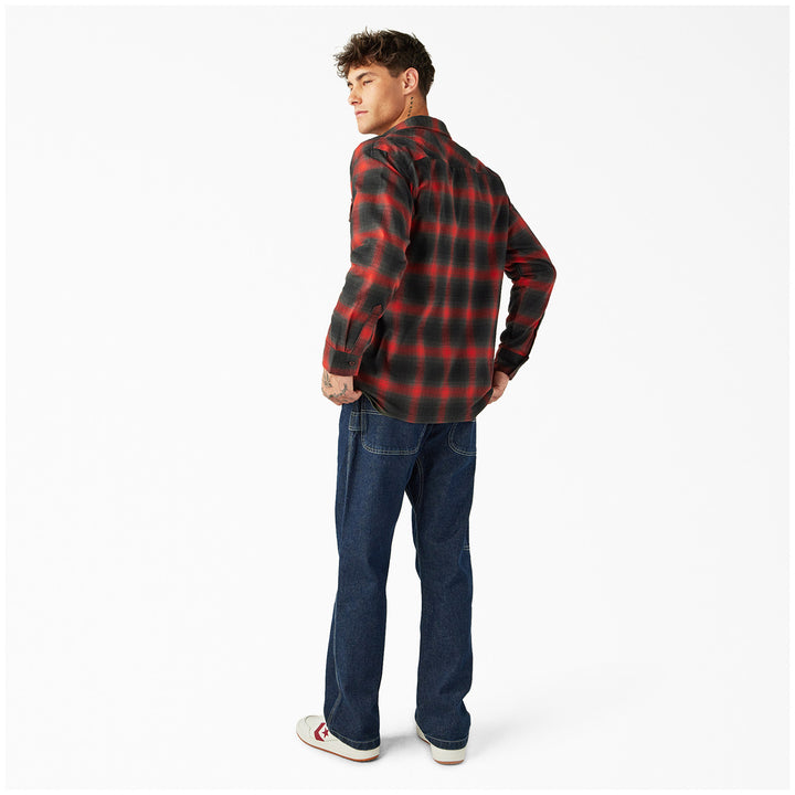 Dickies X Spitfire Flannel Long-Sleeve Shirt - Men's Red Ochre