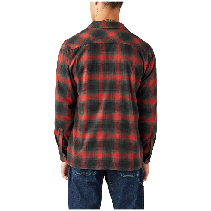 Dickies X Spitfire Flannel Long-Sleeve Shirt - Men's Red Ochre