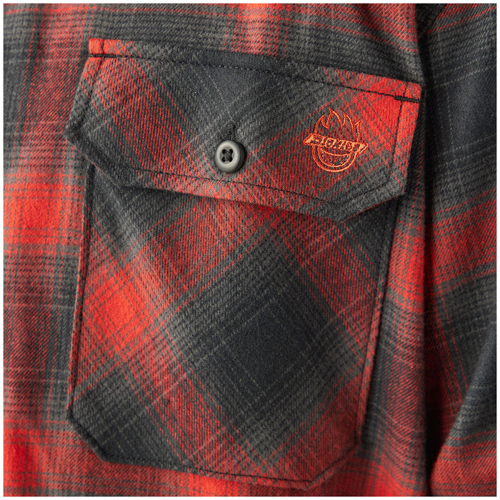 Dickies X Spitfire Flannel Long-Sleeve Shirt - Men's Red Ochre