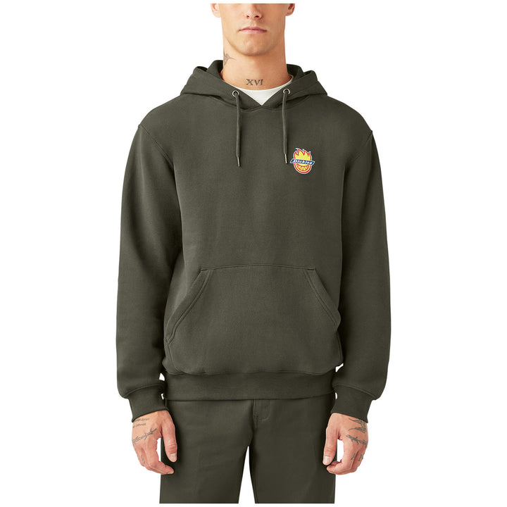 Dickies X Spitfire Hoodie - Men's Olive Green