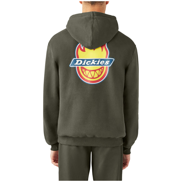 Dickies X Spitfire Hoodie - Men's Olive Green