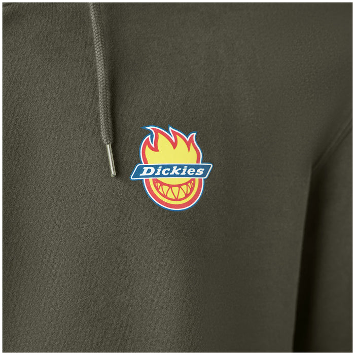 Dickies X Spitfire Hoodie - Men's Olive Green