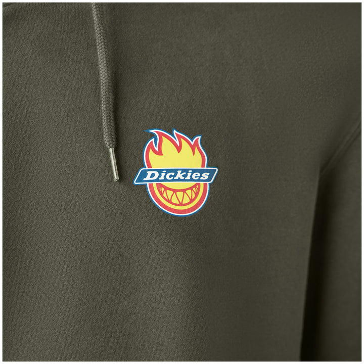 Dickies X Spitfire Hoodie - Men's Olive Green