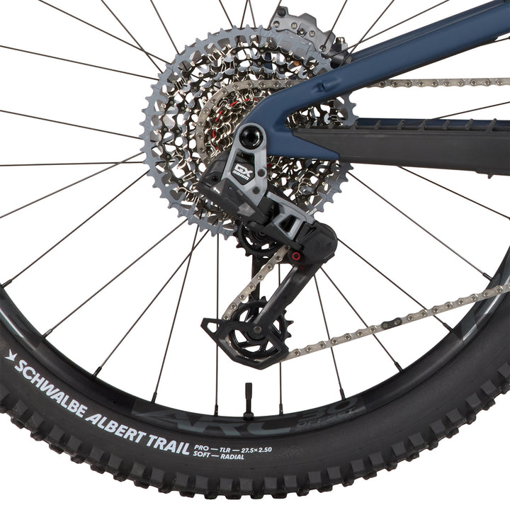 Santa Cruz Heckler SL C GX AXS E-Mountain Bike 2025 Matte Dark Blue