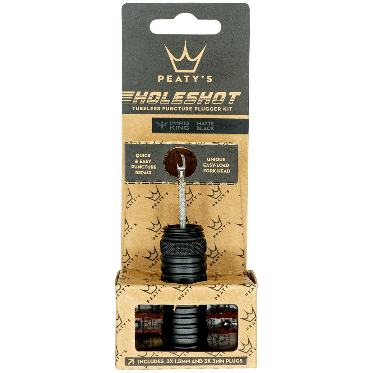 Peaty's Holeshot Tubeless Puncture Plug Tool Black